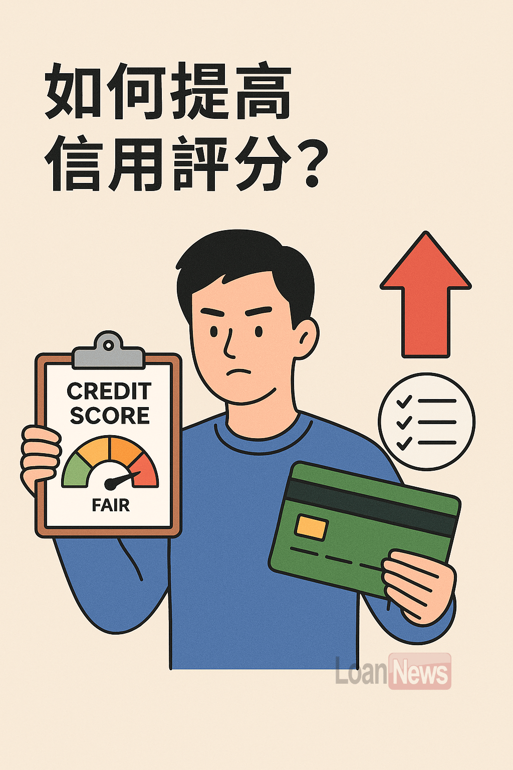 如何提高信用評分