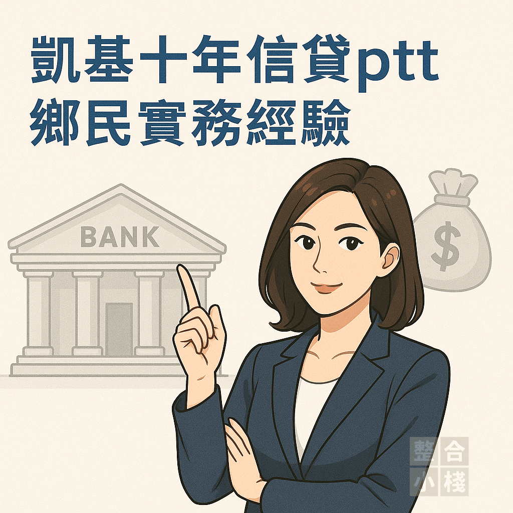 凱基十年信貸ptt